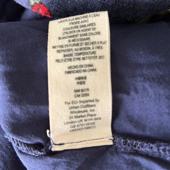 Free People Falling Tapestry Floral Rose Draped Bell Sleeve Peasant Dress - S - Picture 15 of 16